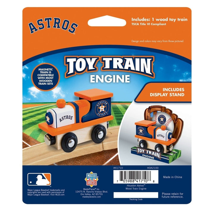 Houston Astros Toy Train Engine Image 3