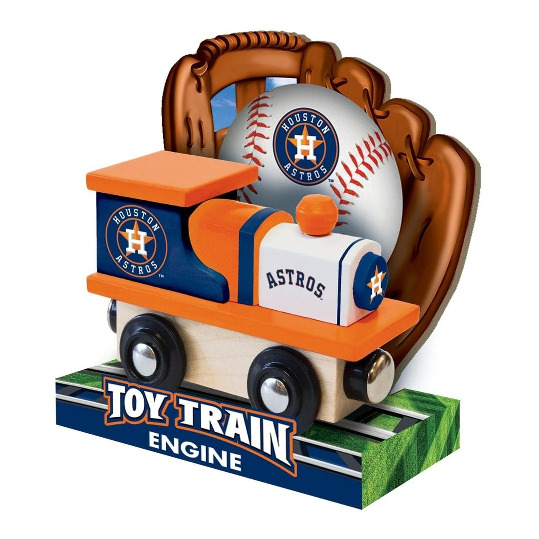 Houston Astros Toy Train Engine Image 4