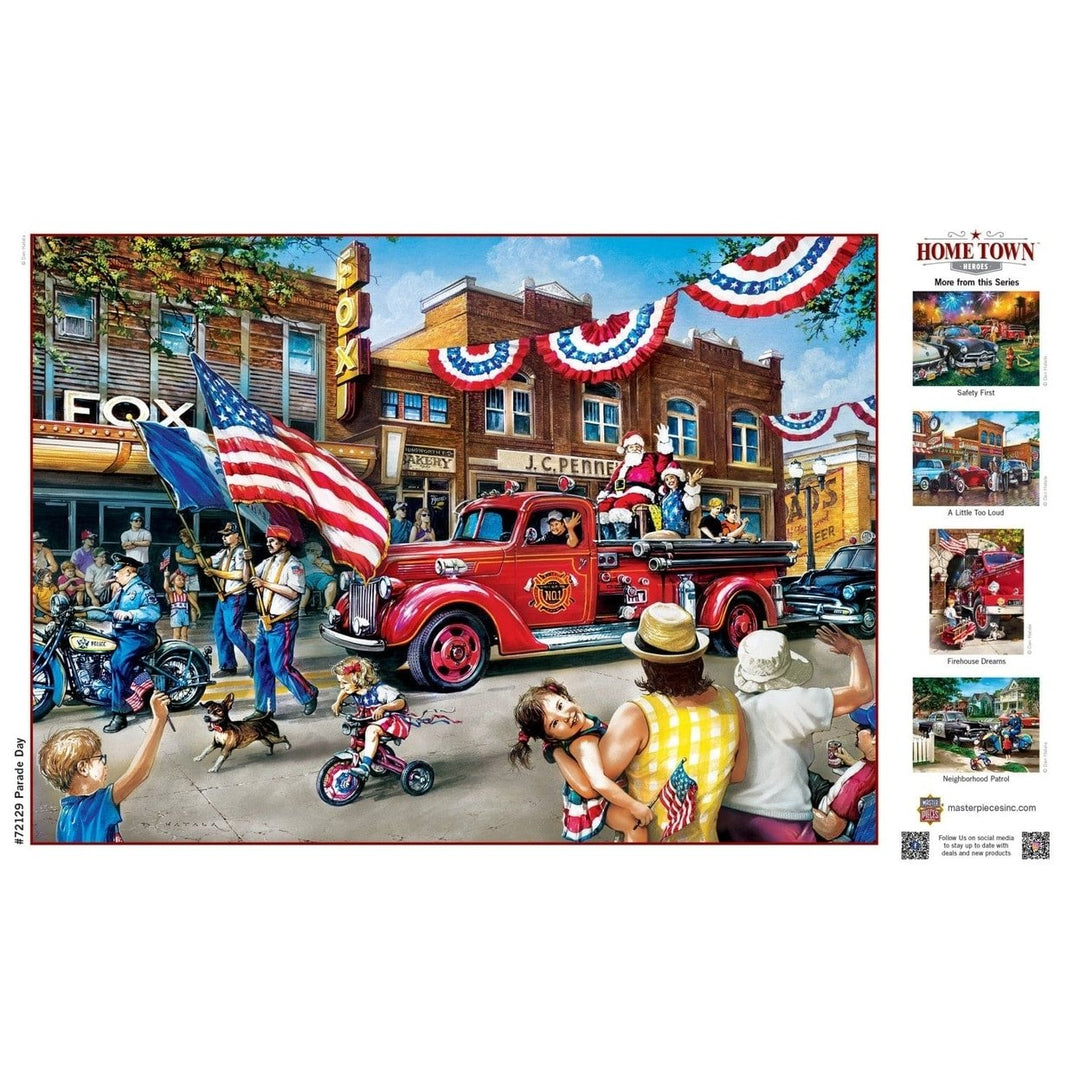 Hometown Heroes - Parade Day 1000 Piece Jigsaw Puzzle Image 4