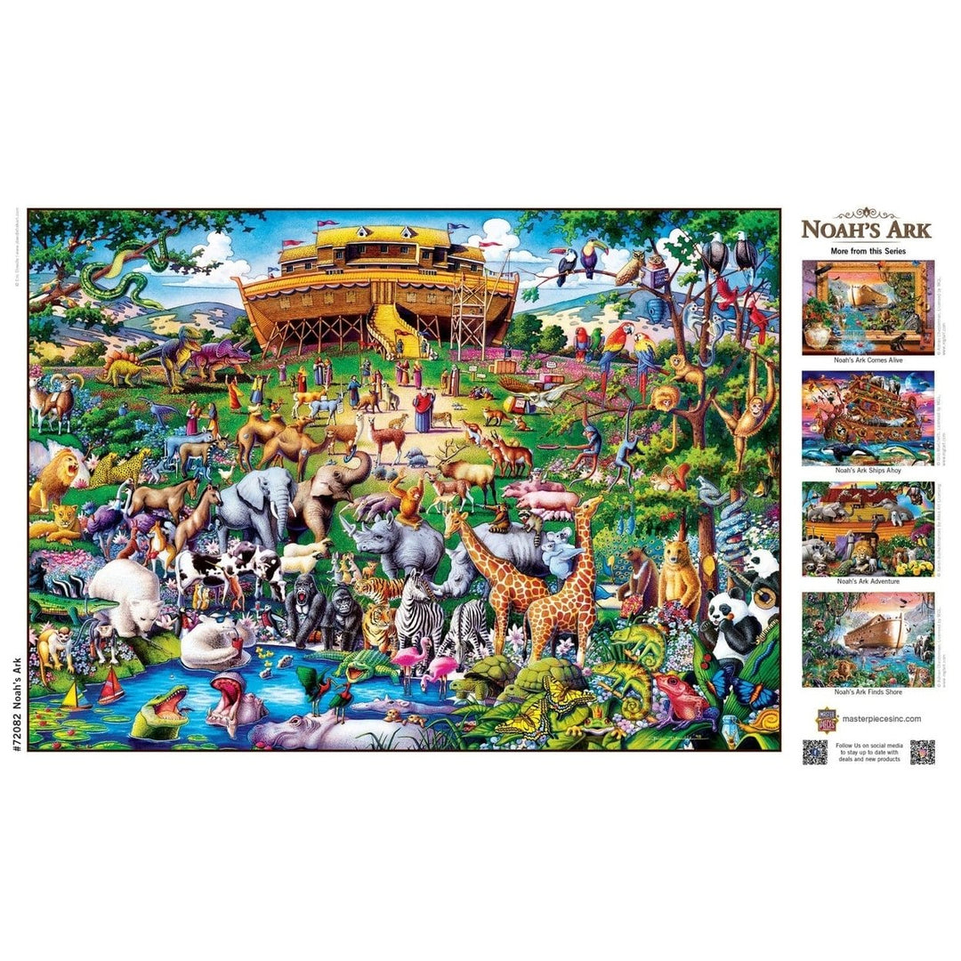 Noahs Ark - 1000 Piece Jigsaw Puzzle Image 9