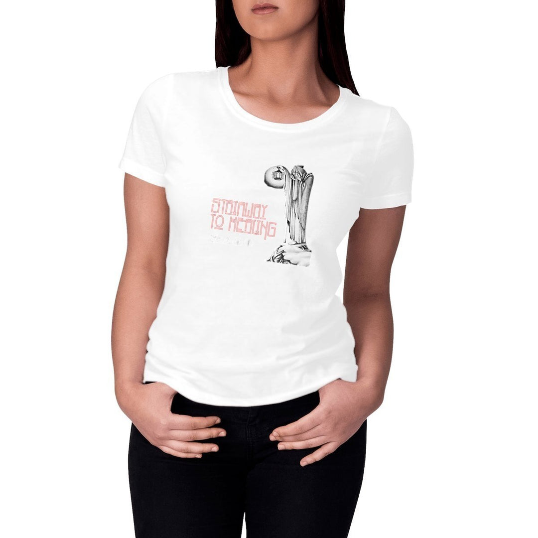 Stairway to Healing Organic Cotton Womens Tee Image 2