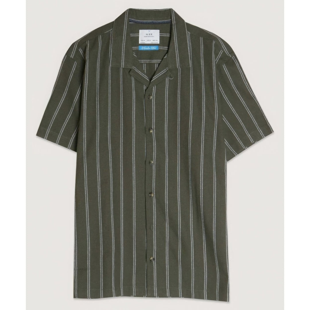 Stripe camp shirt Image 1