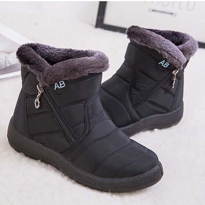 Snow Women Boots Comfortable Womens Boots Waterproof Women Shoes Zipper Shoes Woman Soft faux Womens Winter Boots Botas Image 6