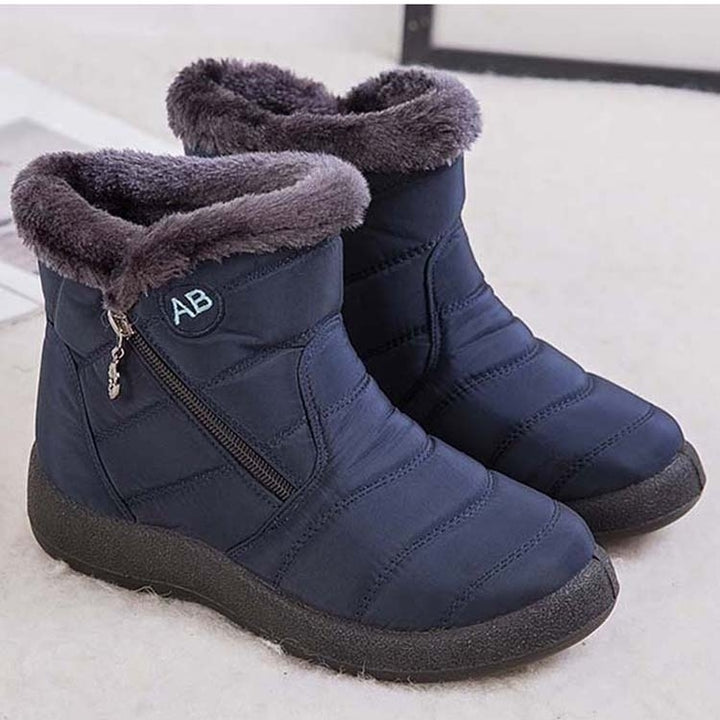 Snow Women Boots Comfortable Womens Boots Waterproof Women Shoes Zipper Shoes Woman Soft faux Womens Winter Boots Botas Image 7