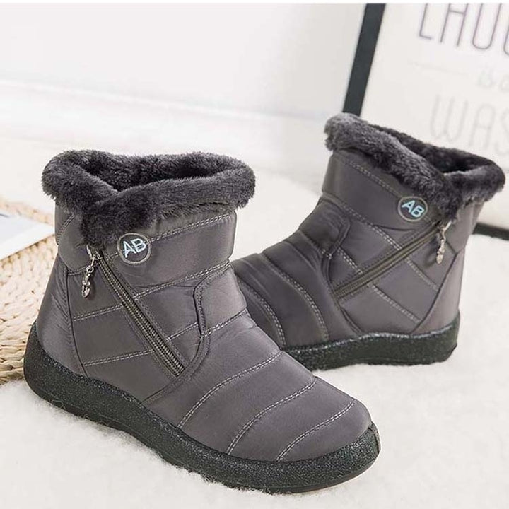 Snow Women Boots Comfortable Womens Boots Waterproof Women Shoes Zipper Shoes Woman Soft faux Womens Winter Boots Botas Image 4