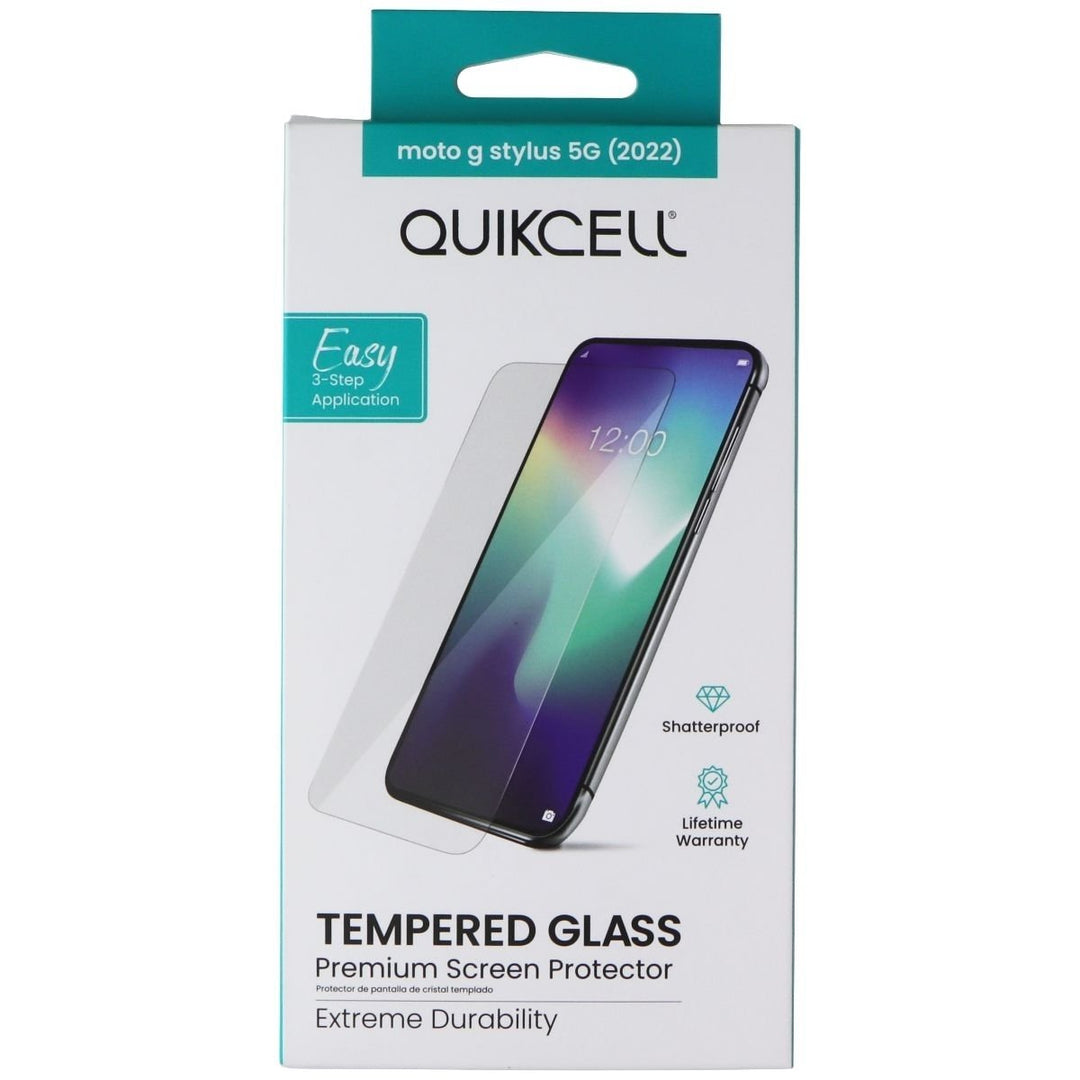 Quikcell Tempered Glass Screen Protector for Motorola Moto G Stylus 5G (2022) Image 1