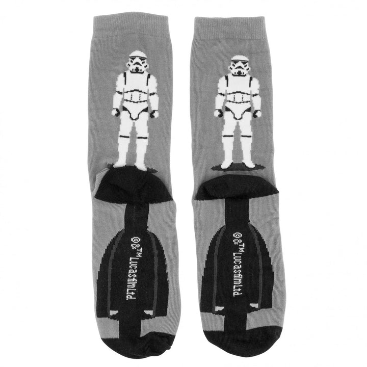 Star Wars Darth Vader and Stormtroopers Crew Socks Image 3