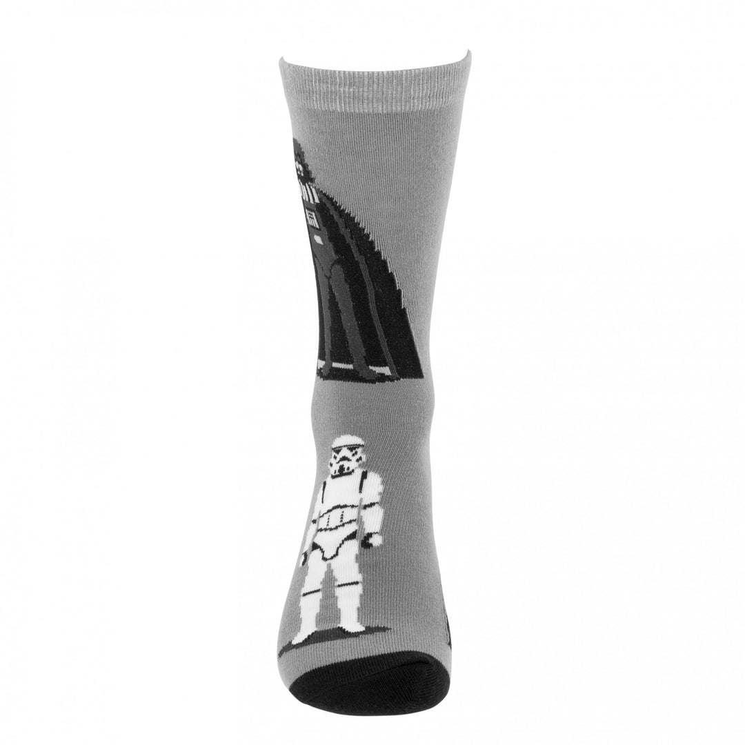 Star Wars Darth Vader and Stormtroopers Crew Socks Image 4