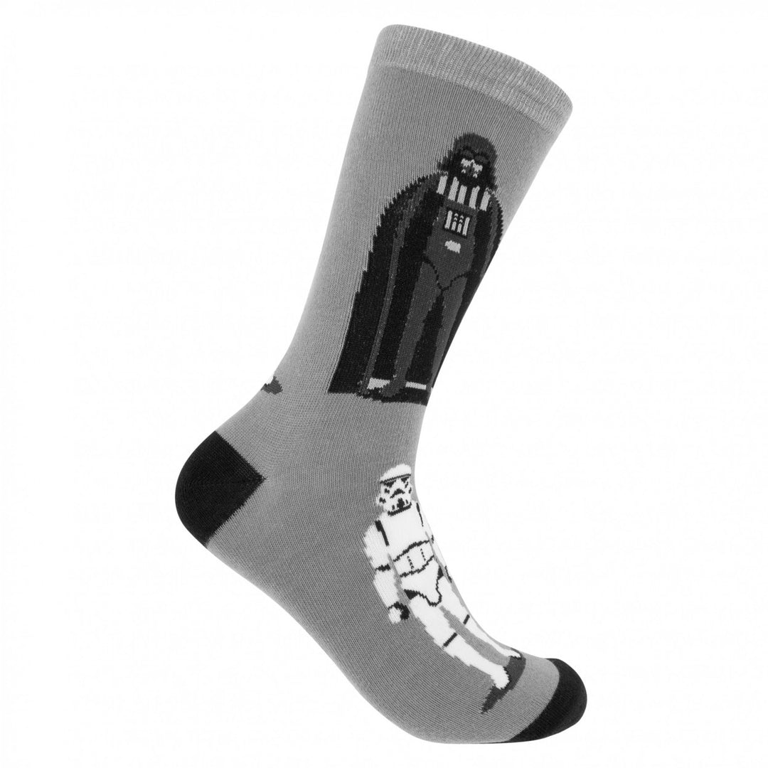 Star Wars Darth Vader and Stormtroopers Crew Socks Image 4