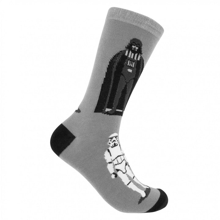 Star Wars Darth Vader and Stormtroopers Crew Socks Image 4