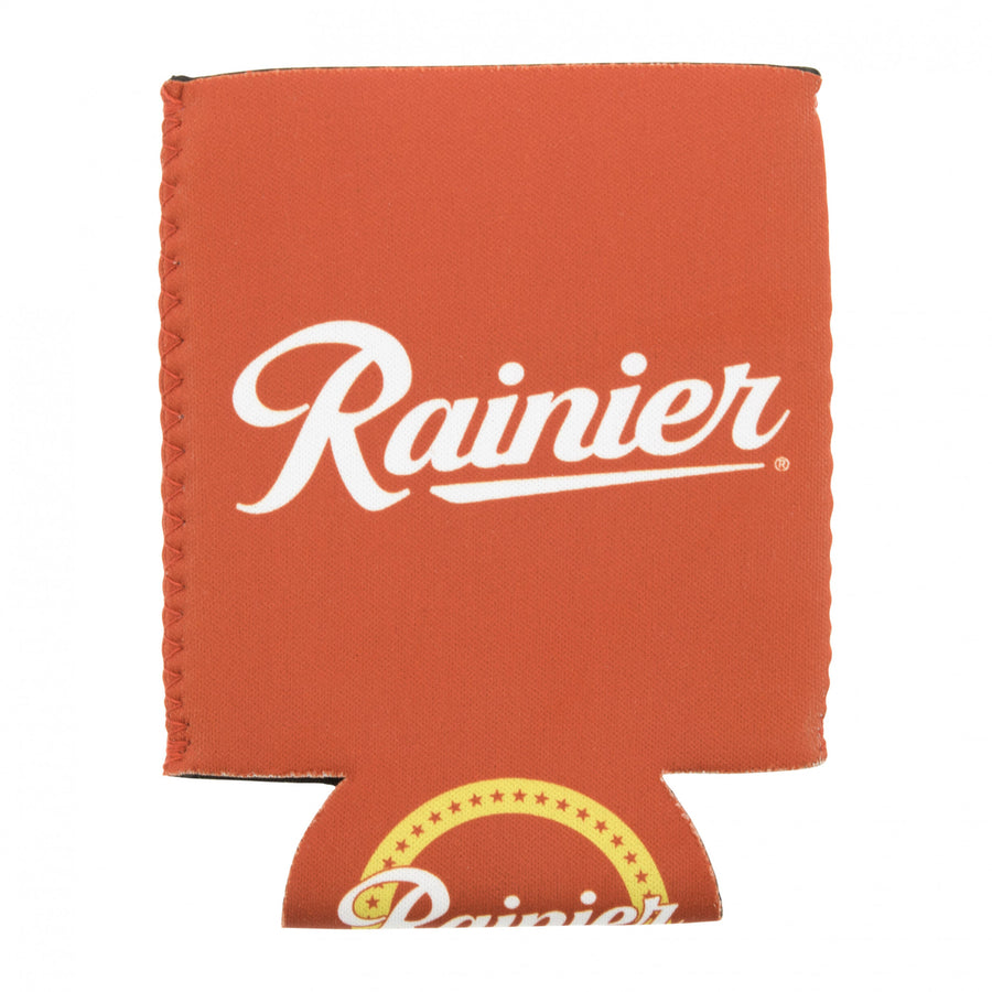 Rainier Classic Logo Red Can Cooler Image 1