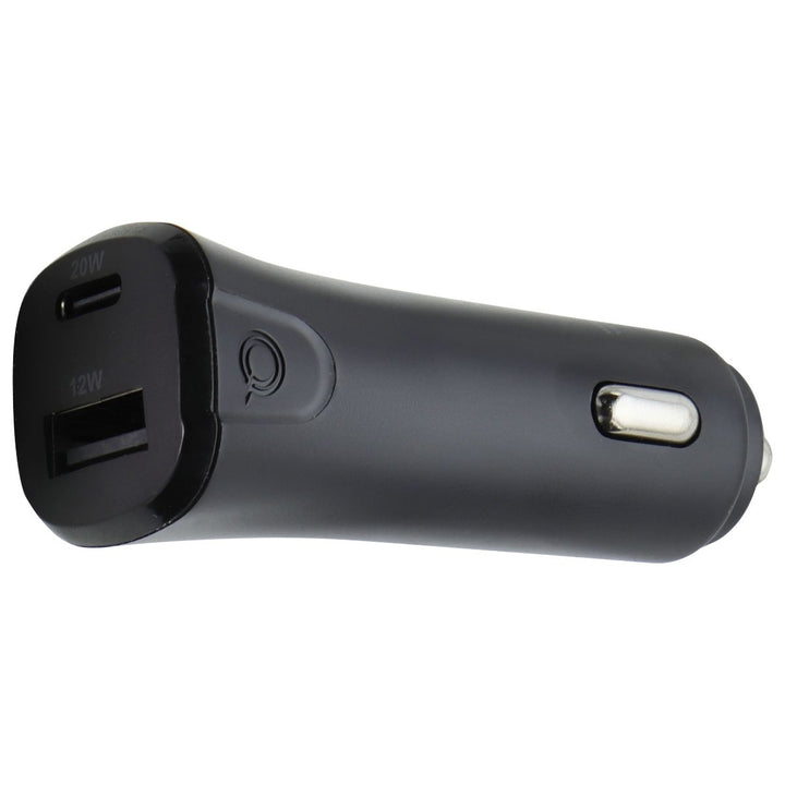 Quikcell 32W Dual Port (USB-C and USB-A) PD Car Charger - Black Image 1