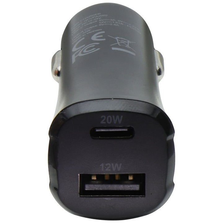 Quikcell 32W Dual Port (USB-C and USB-A) PD Car Charger - Black Image 3