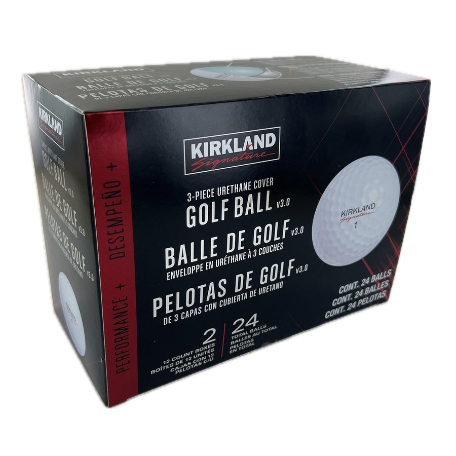 Kirkland Signature 3-Piece Urethan Cover Golf Ball 24 Balls Image 1