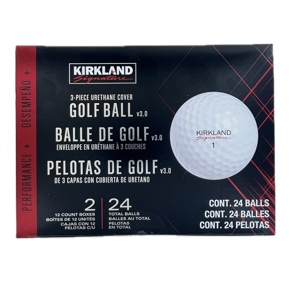 Kirkland Signature 3-Piece Urethan Cover Golf Ball 24 Balls Image 2