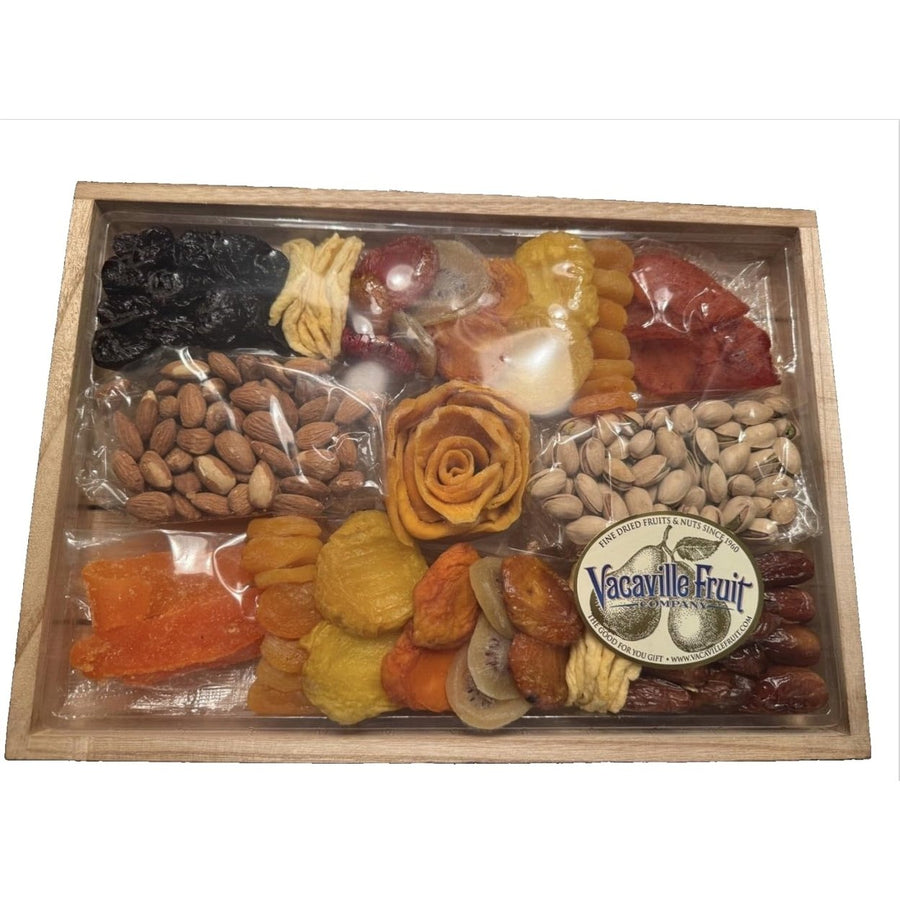 Vacaville Fruit Company Fruit and Nut Chartcuterie Gift Tray 36 Ounce Image 1