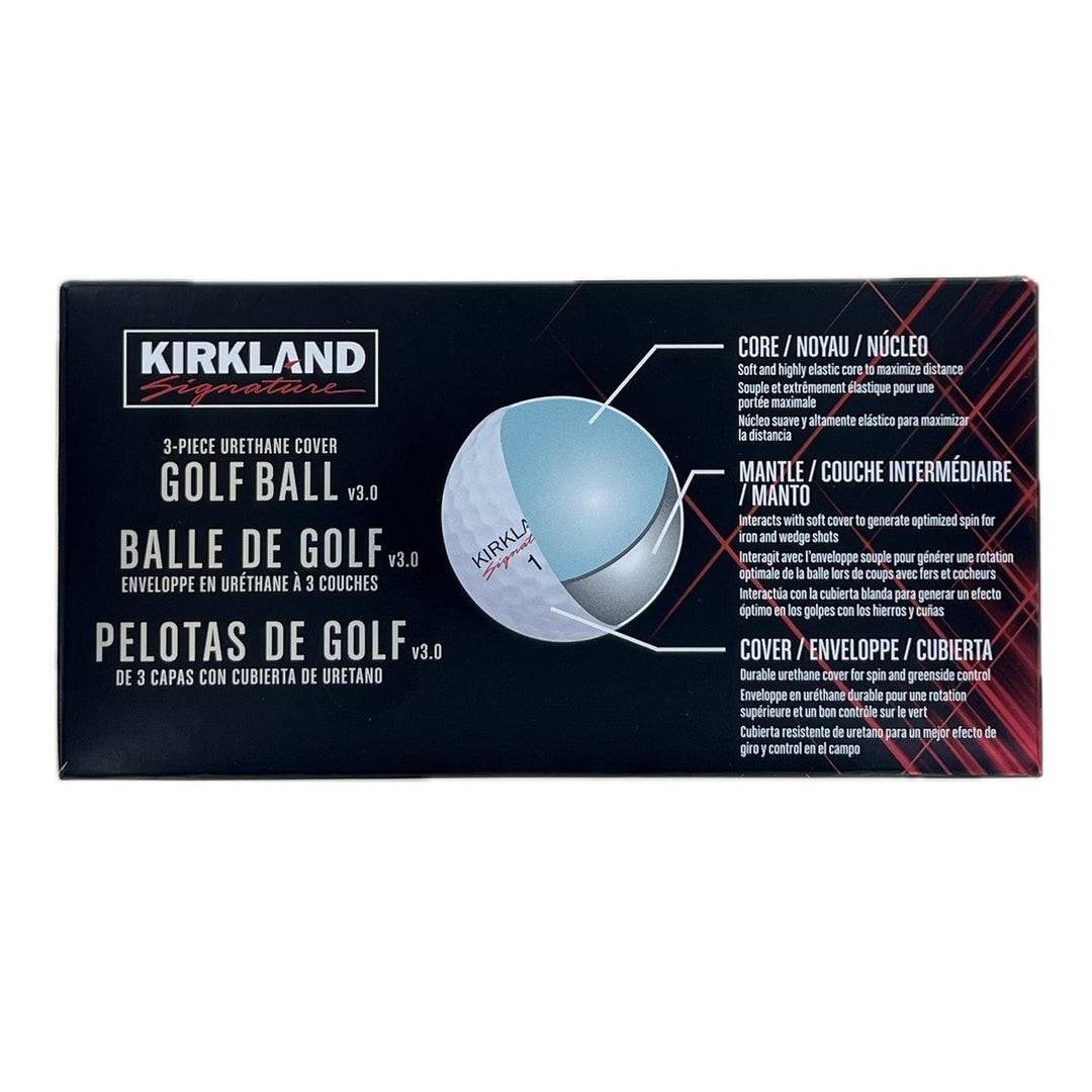 Kirkland Signature 3-Piece Urethan Cover Golf Ball 24 Balls Image 4