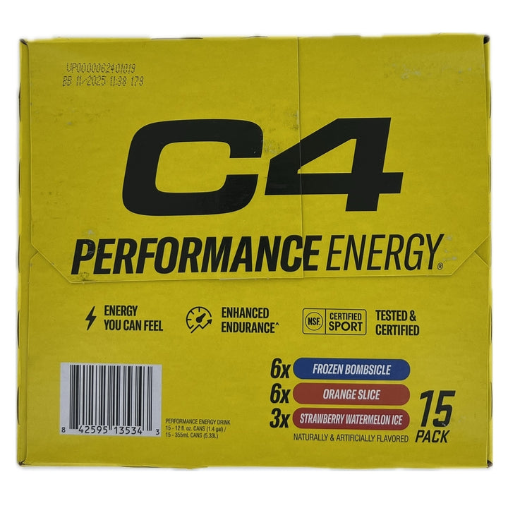 C4 Performance Zero Sugar Energy Drink Variety Pack 12 Fluid Ounce (15 Count) Image 4