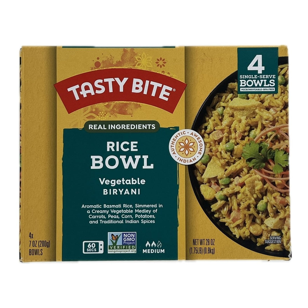 Tasty Bite Vegetable Biryani Rice Bowl 7 Ounce (Pack of 4) Image 2