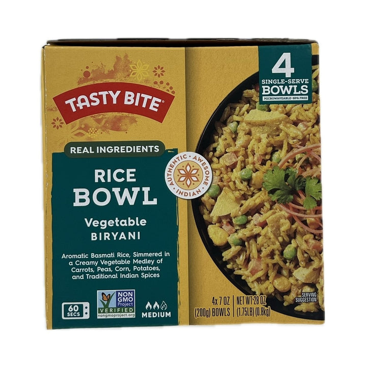 Tasty Bite Vegetable Biryani Rice Bowl 7 Ounce (Pack of 4) Image 4