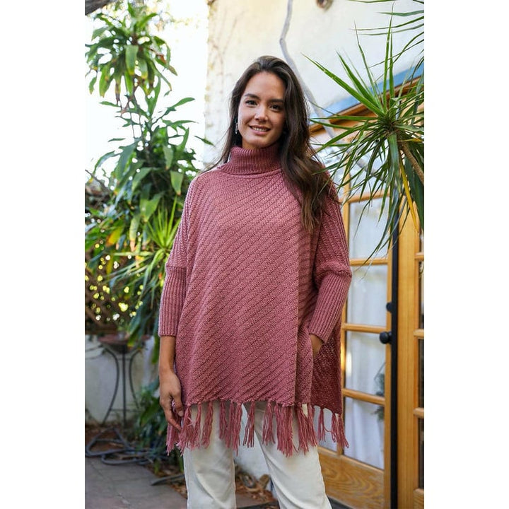 Sweater Weather Roll-Neck Poncho Image 11