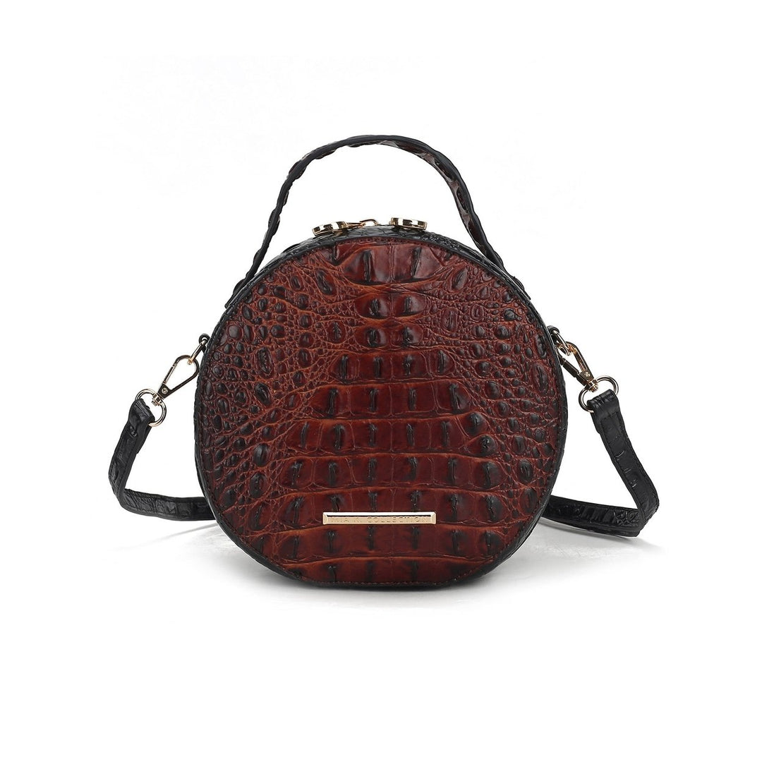 Ynnari Croc Round Crossbody Bag Image 1