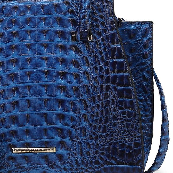 Viridiana Croc Tote Bag and Set Image 4