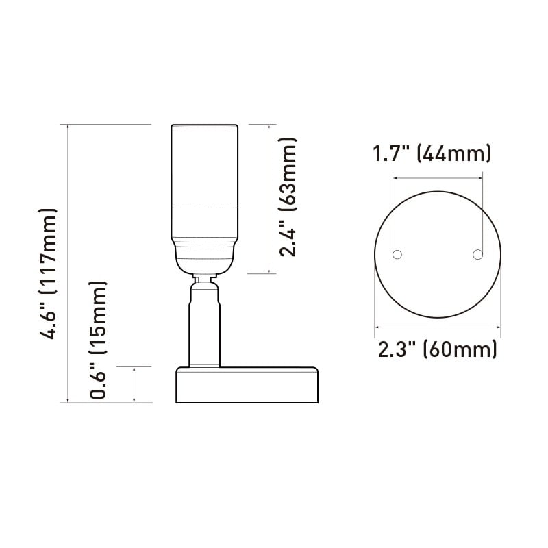 12V LED Swivel Reading Light Brushed Nickel Pack of 2 Warm White for RV Trailer Image 6