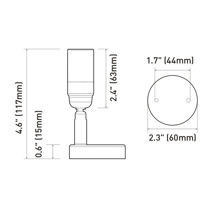 12V LED Swivel Reading Light Brushed Nickel Pack of 2 Warm White for RV Trailer Image 6