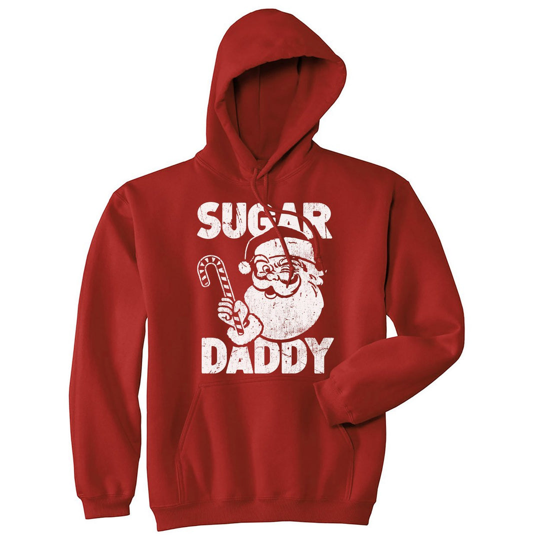 Sugar Daddy Unisex Hoodie Funny Sarcastic Christmas Santa Graphic Novelty Hooded Sweatshirt Image 1