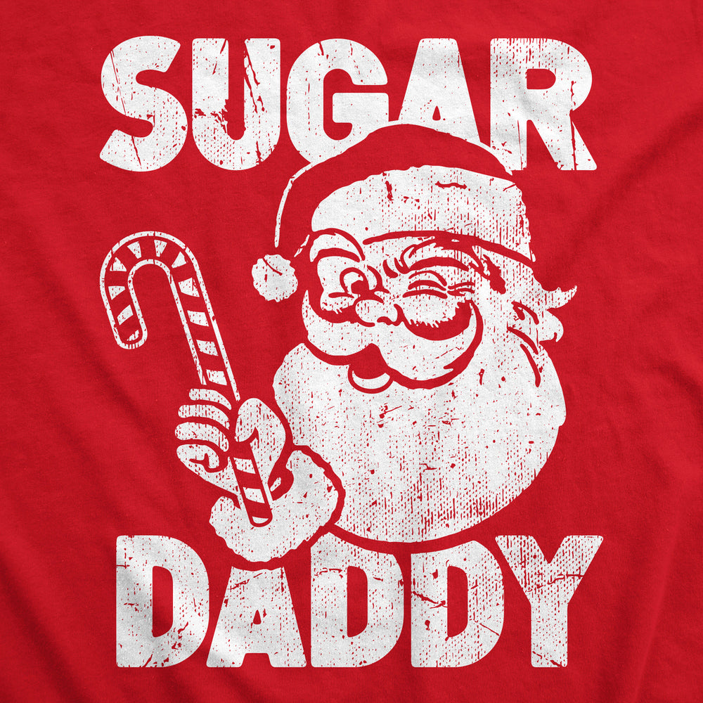 Sugar Daddy Unisex Hoodie Funny Sarcastic Christmas Santa Graphic Novelty Hooded Sweatshirt Image 2