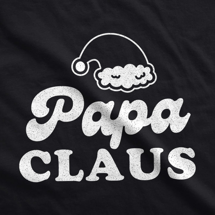 Papa Claus Unisex Hoodie Funny Sarcastic Christmas Santa Graphic Novelty Hooded Sweatshirt Image 2