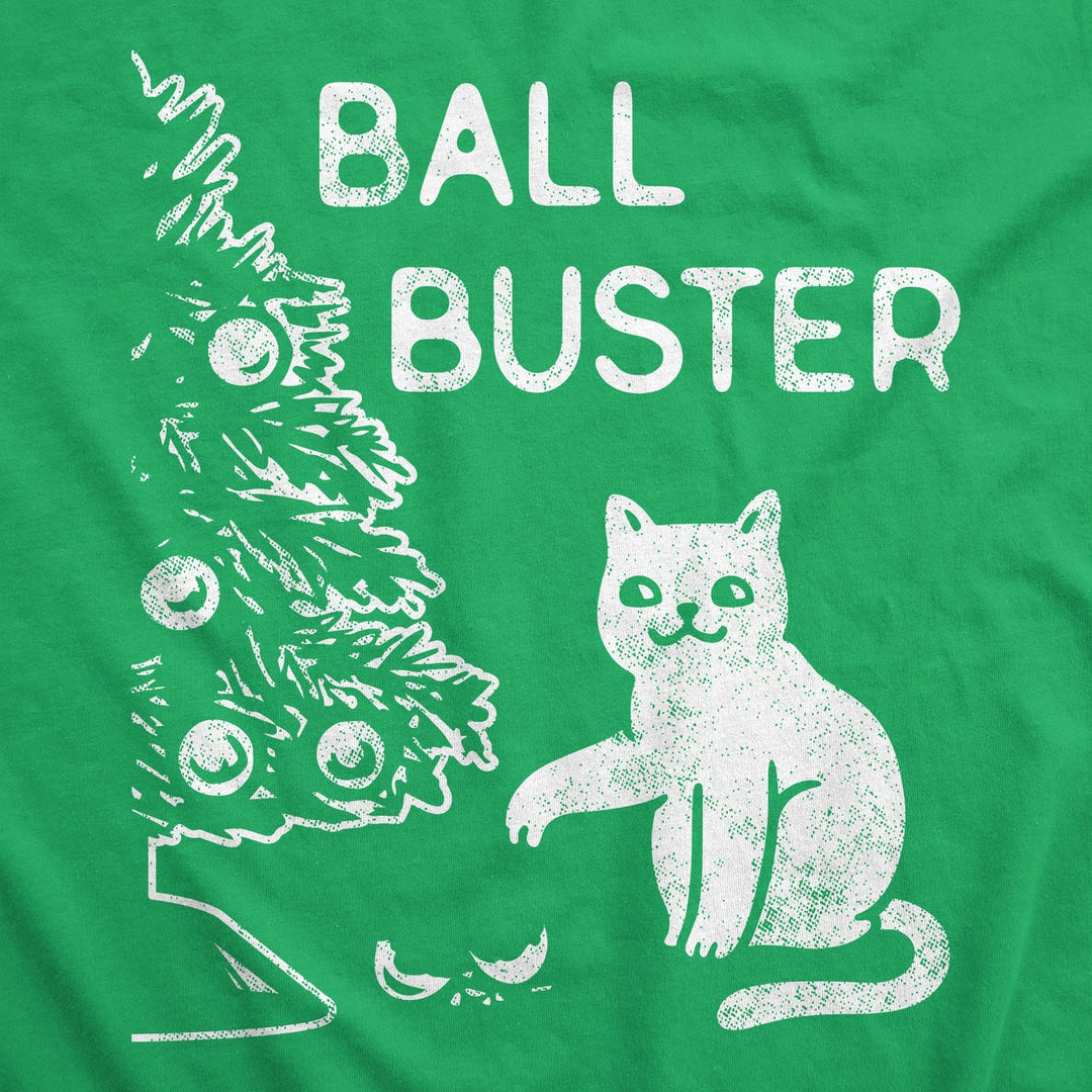 Ball Buster Unisex Hoodie Funny Sarcastic Christmas Kitten Graphic Novelty Hooded Sweatshirt Image 2