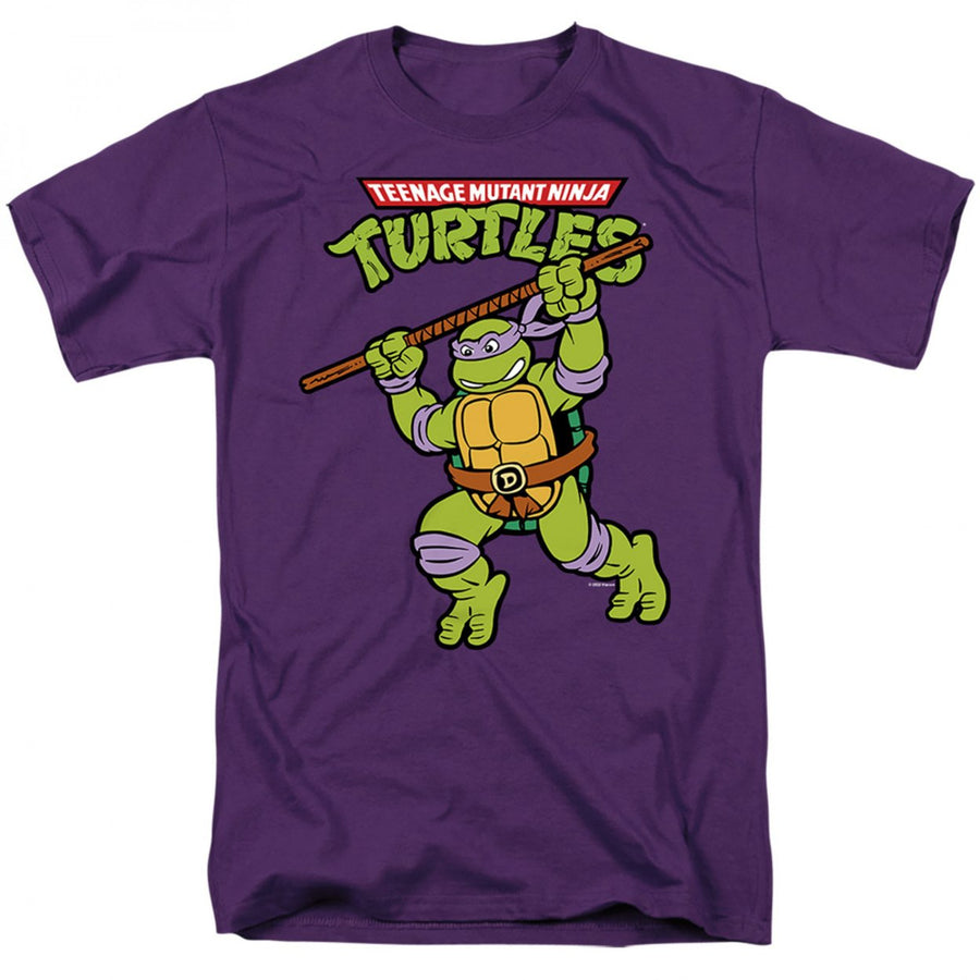 Teenage Mutant Ninja Turtles Retro Donnie T-Shirt Image 1