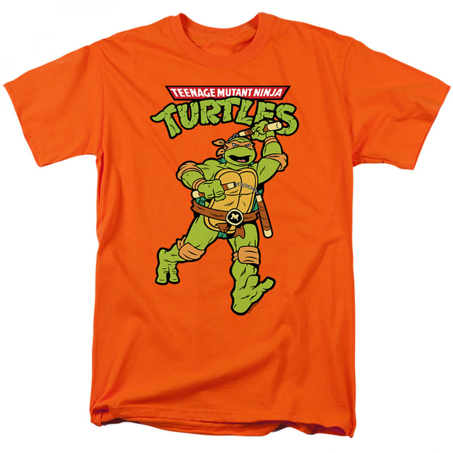 Teenage Mutant Ninja Turtles Retro Mikey T-Shirt Image 1