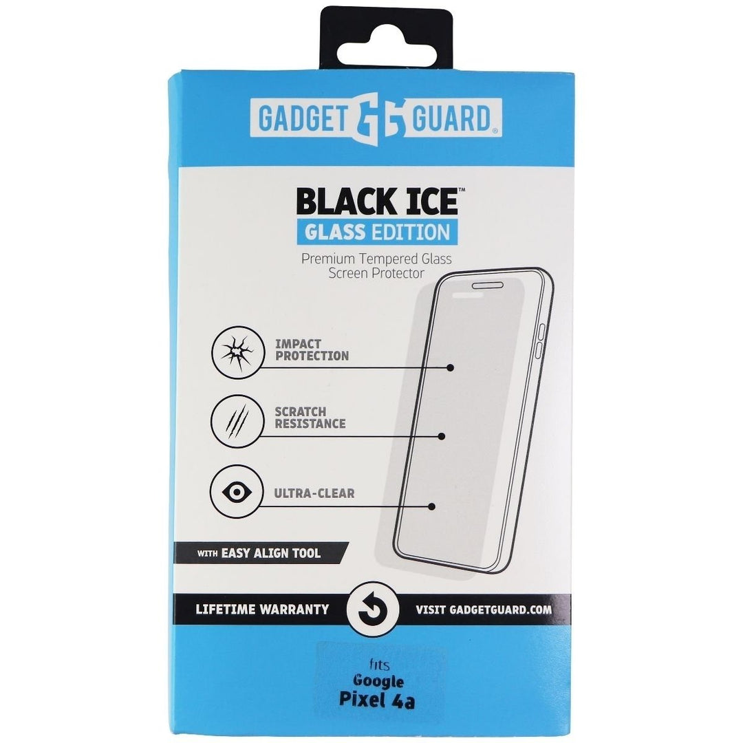 Gadget Guard Black Ice Glass with Easy Align Tool for Google Pixel 4a - Clear Image 1