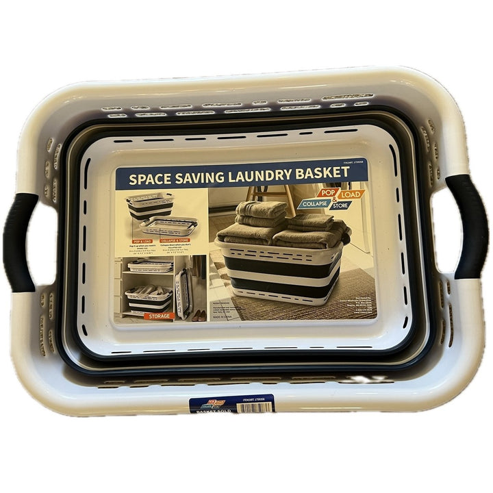 Mesa Pop and Load Space Saving Laundry Basket Image 1