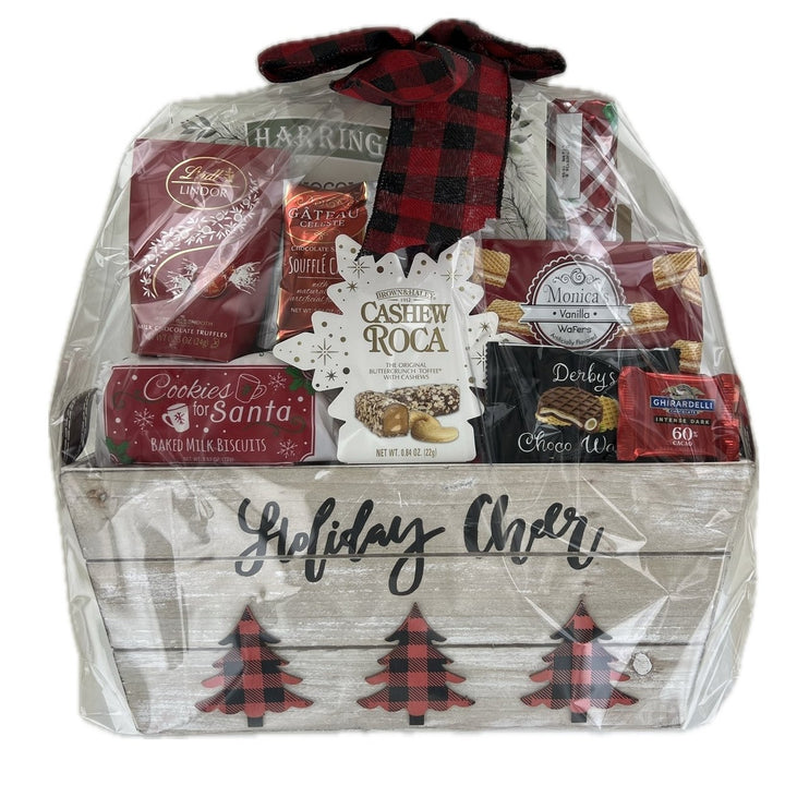 Holiday Cheer Wood Basket Gift Set 28 Ounce Image 2