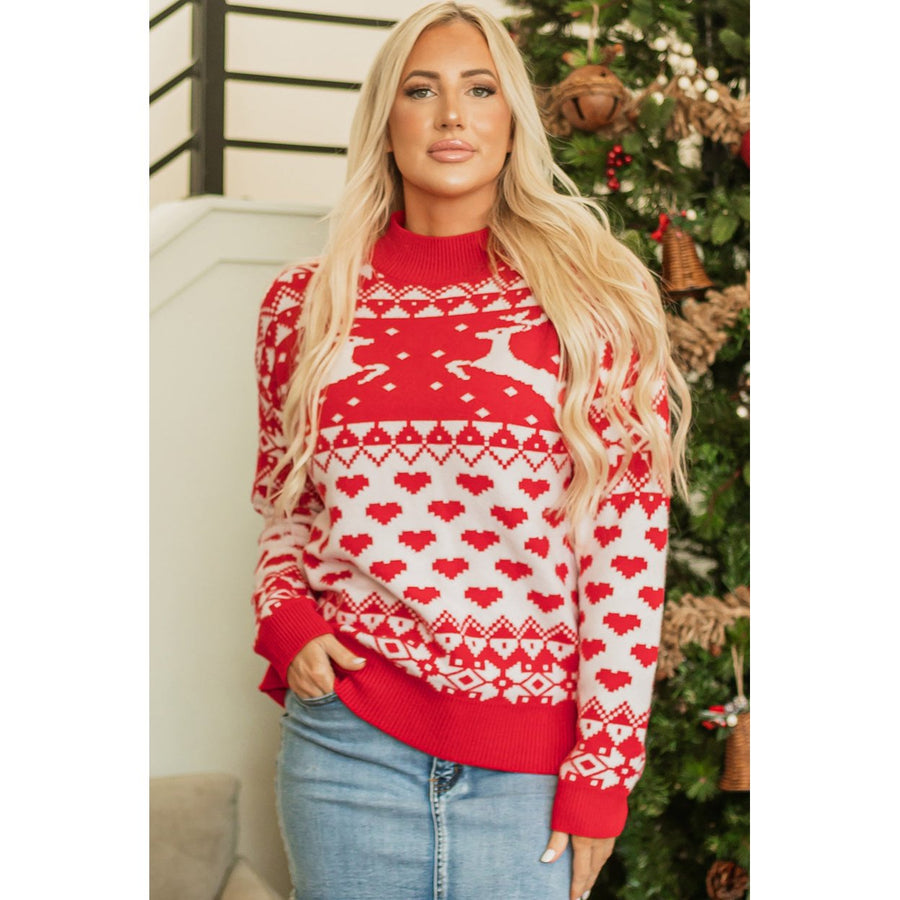 Merry Christmas Reindeer Sweater Image 1