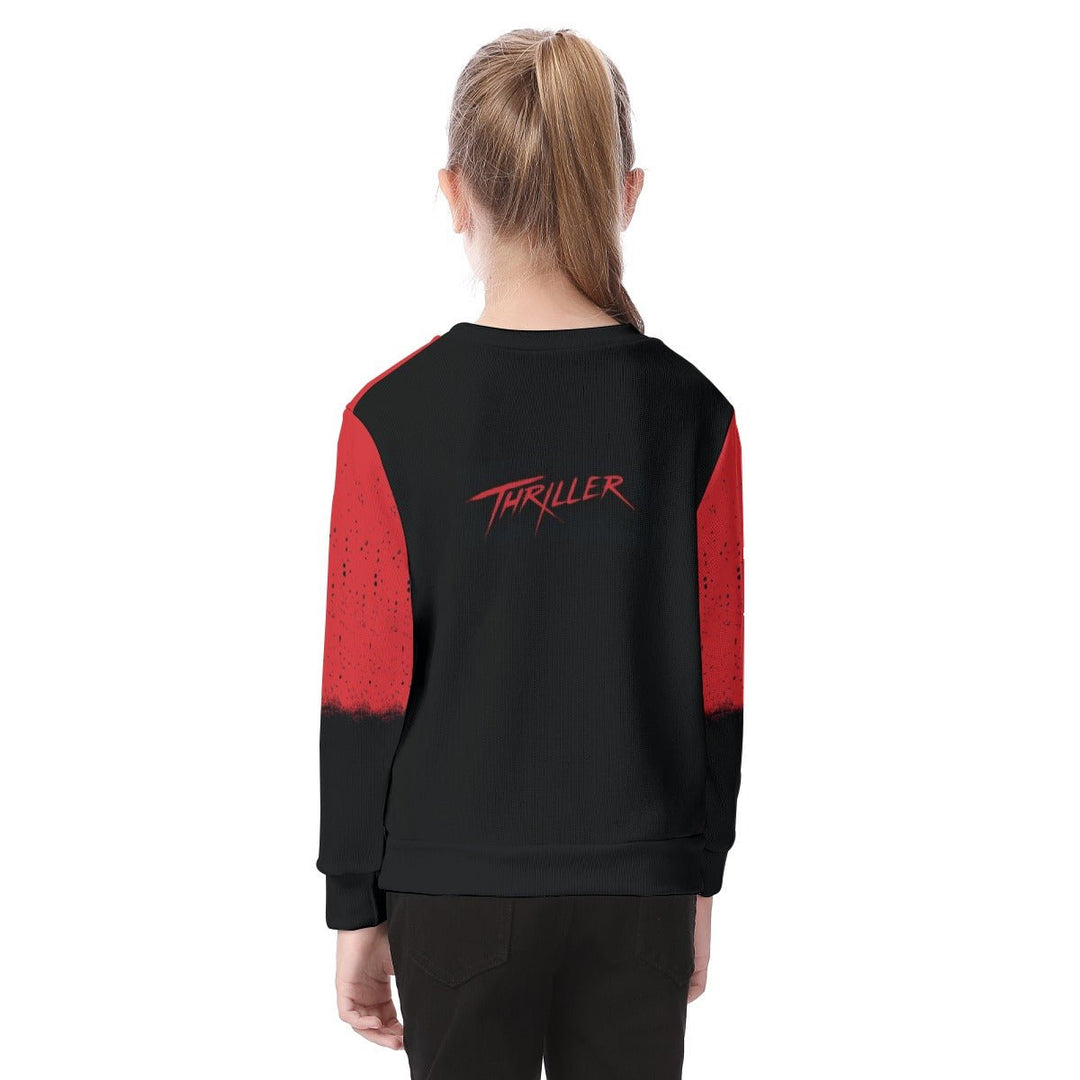 Kids Jackson Thriller Thicken Sweater Image 4