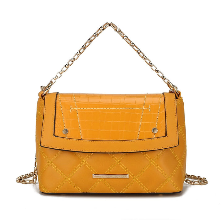 MKFCollection Danna Shoulder Bag - Vegan Leather Designer Handbag Image 9