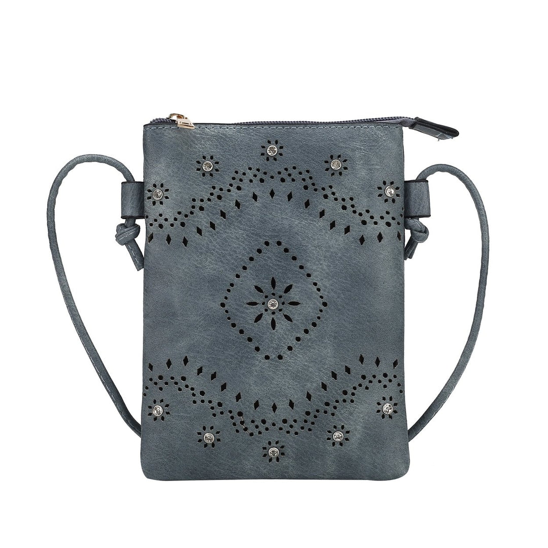 MKFCollection Arlett Crossbody Bag - Vegan Leather Designer Handbag Image 10