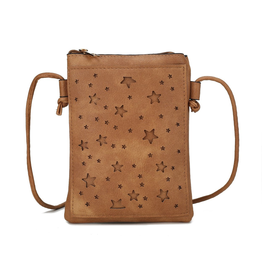 MKFCollection Jana Crossbody Bag - Vegan Leather Designer Handbag Image 8