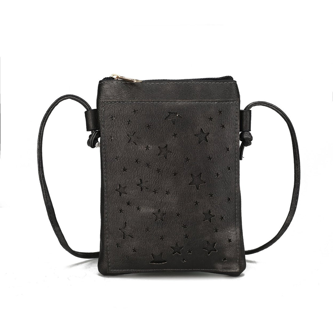 MKFCollection Jana Crossbody Bag - Vegan Leather Designer Handbag Image 9