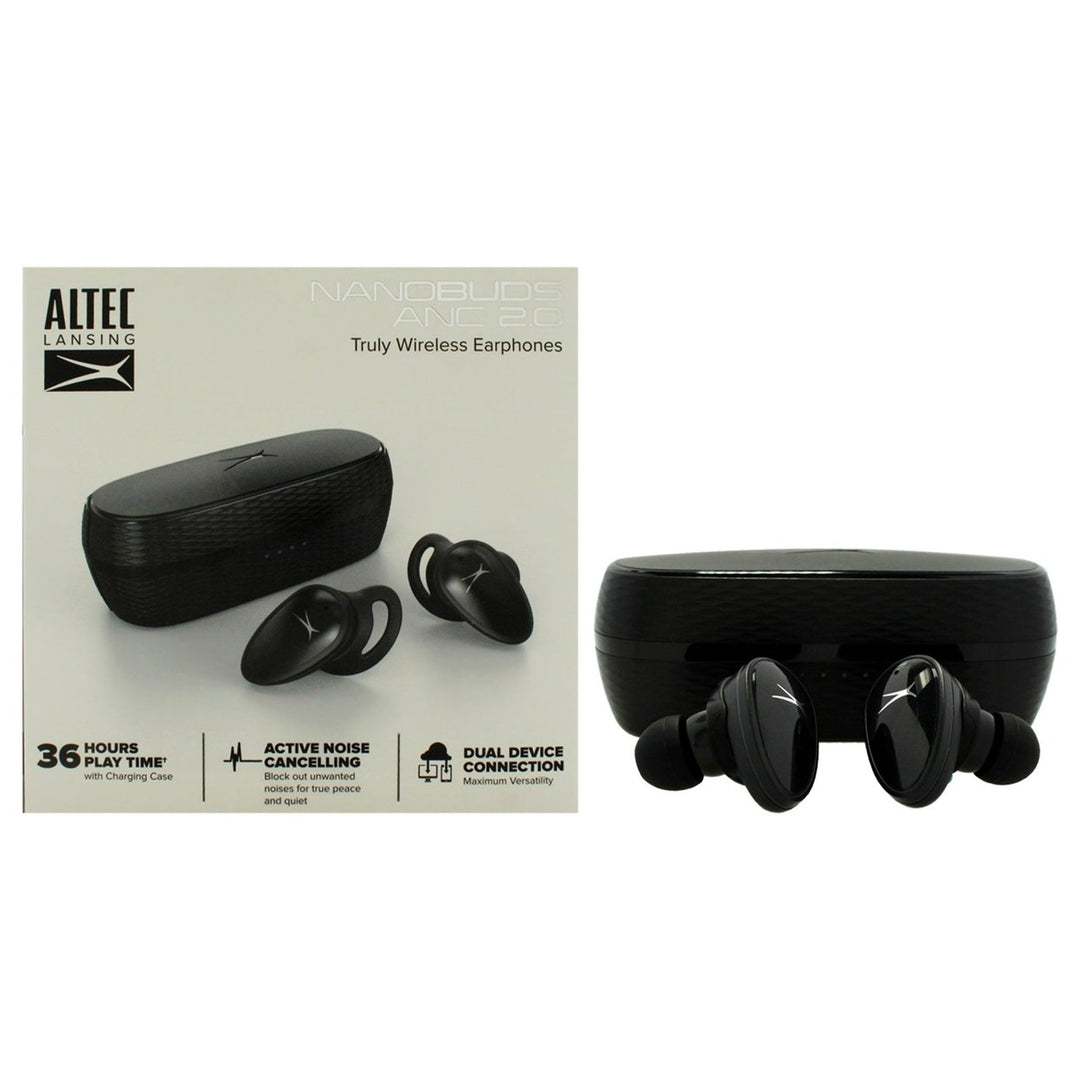 Altec Lansing NanoBuds ANC 2.0 Headphones - Black by Altec Lansing for Unisex - 1 Pc Headphones Image 1