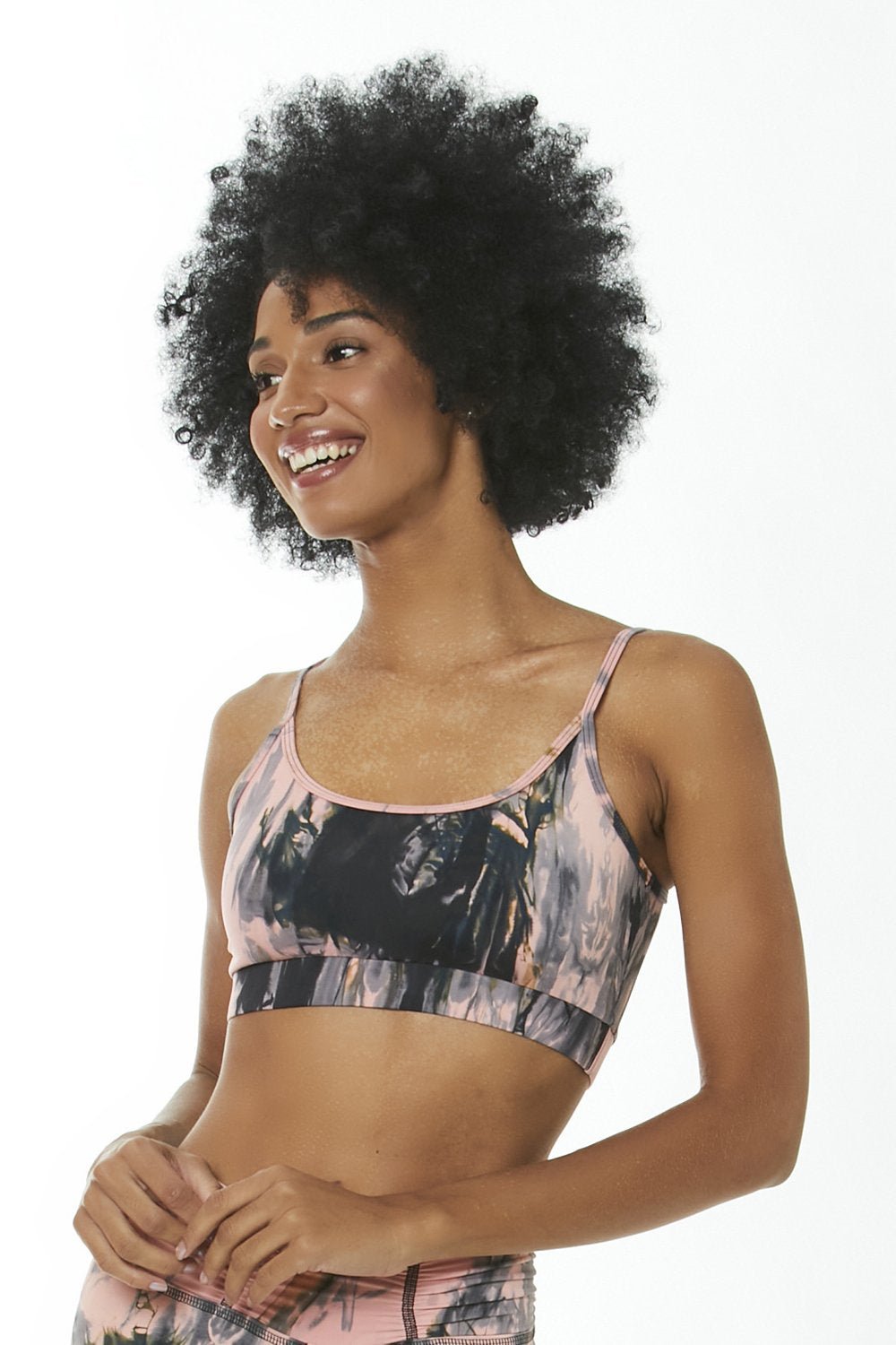 TIE DYE SPORTS BRA Image 3