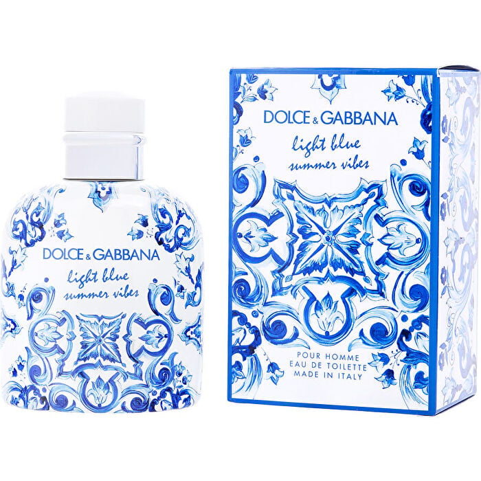 Dolce and Gabbana D and G Light Blue Summer Vibes Eau De Toilette Spray 125ml/4.2oz Image 1