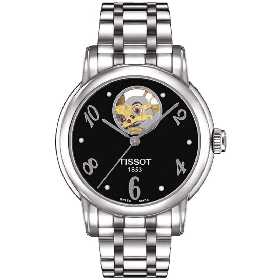 Tissot Womens Lady Heart Black Dial Watch - T0502071105700 Image 1