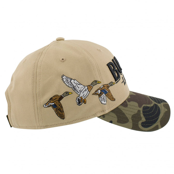 Busch Light Duck Hunting Camo Brim Adjustable Hat Image 4