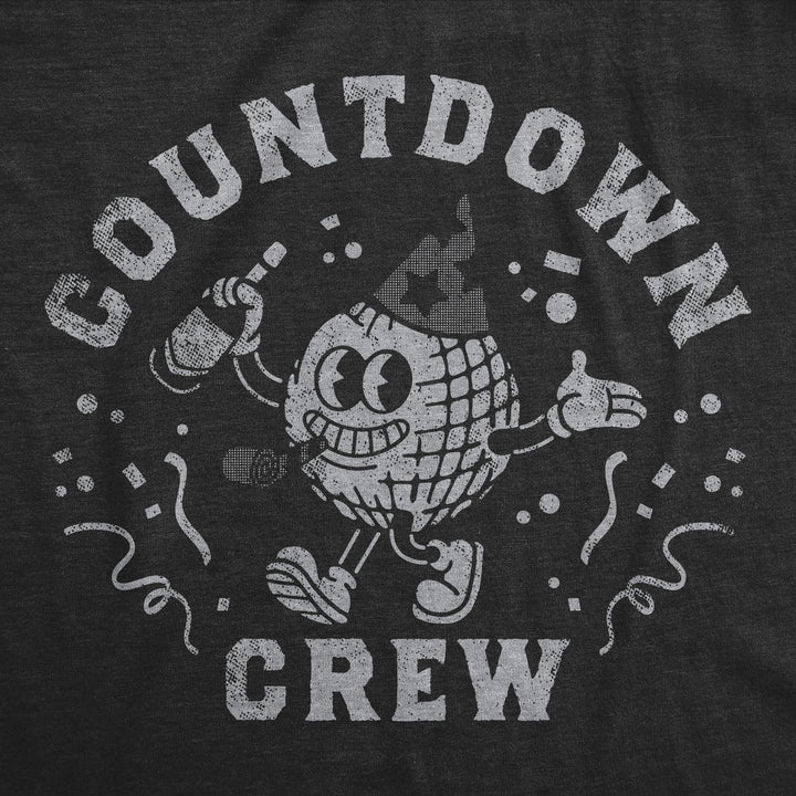 Womens Funny T Shirts Countdown Crew Sarcastic Years Eve Graphic Novelty Tee For Ladies Image 2